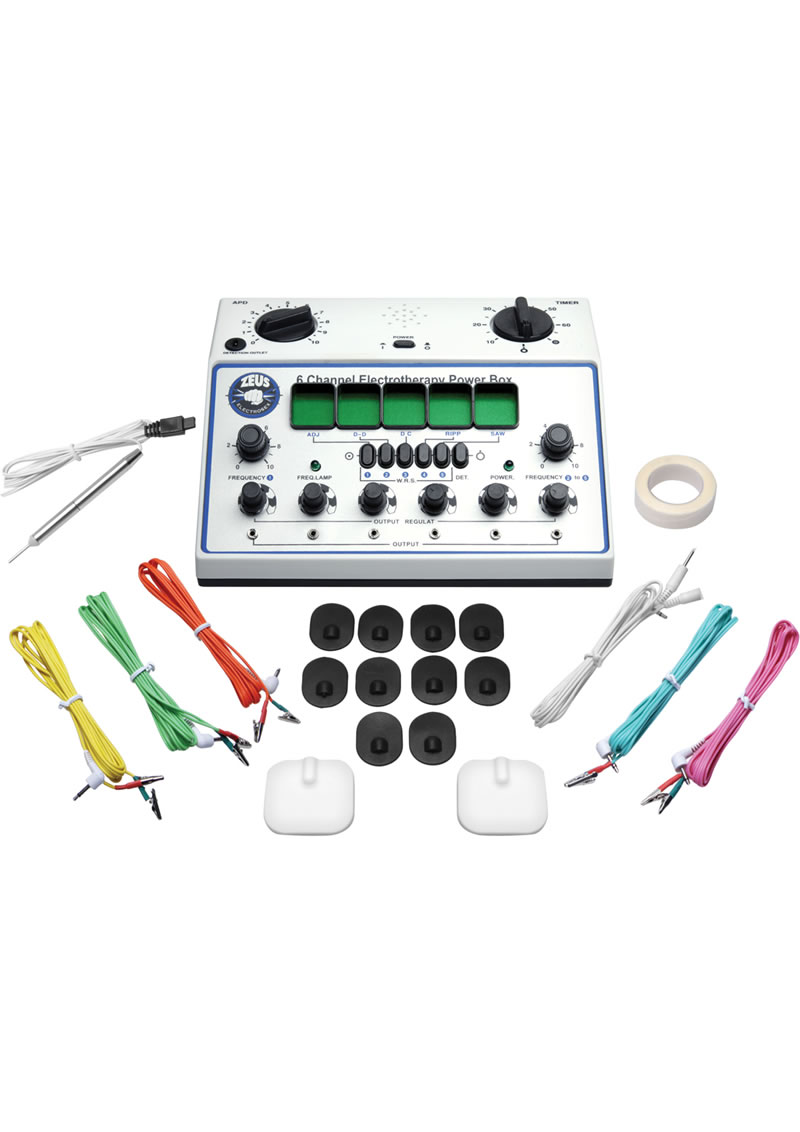 Zeus Electrosex Powerbox - Six Channel Deluxe